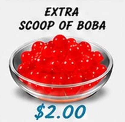 Extra Scoop of Boba — $2 add-on